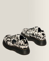 Buzz 5-Eye Dalmatian Hair On Leather Shoes - view 5