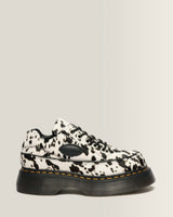Buzz 5-Eye Dalmatian Hair On Leather Shoes - view 1