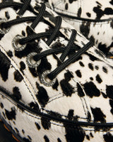 Buzz 5-Eye Dalmatian Hair On Leather Shoes - view 7