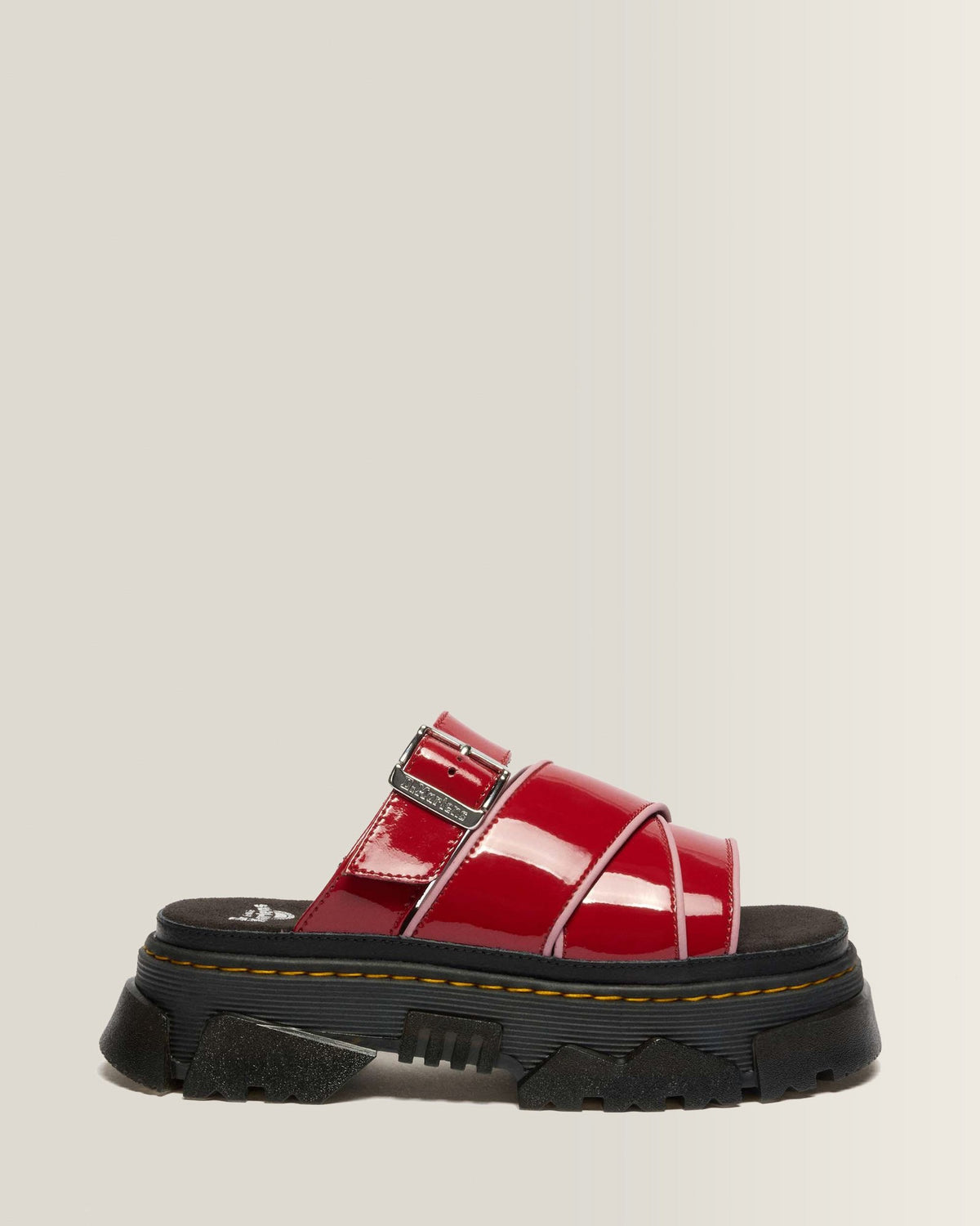 Mattison Slide Soft Patent Leather Sandals - view 1