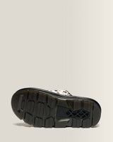 Zebzag Dalmatian Hair On Leather Platform Slides - view 6