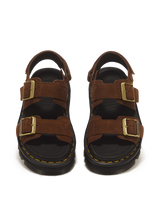 Zebzag Nubuck Platform Sandals - view 4
