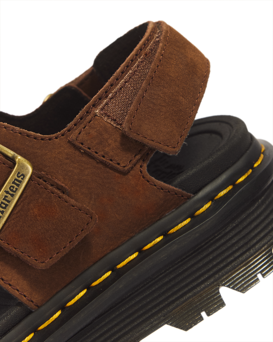 Zebzag Nubuck Platform Sandals - view 3
