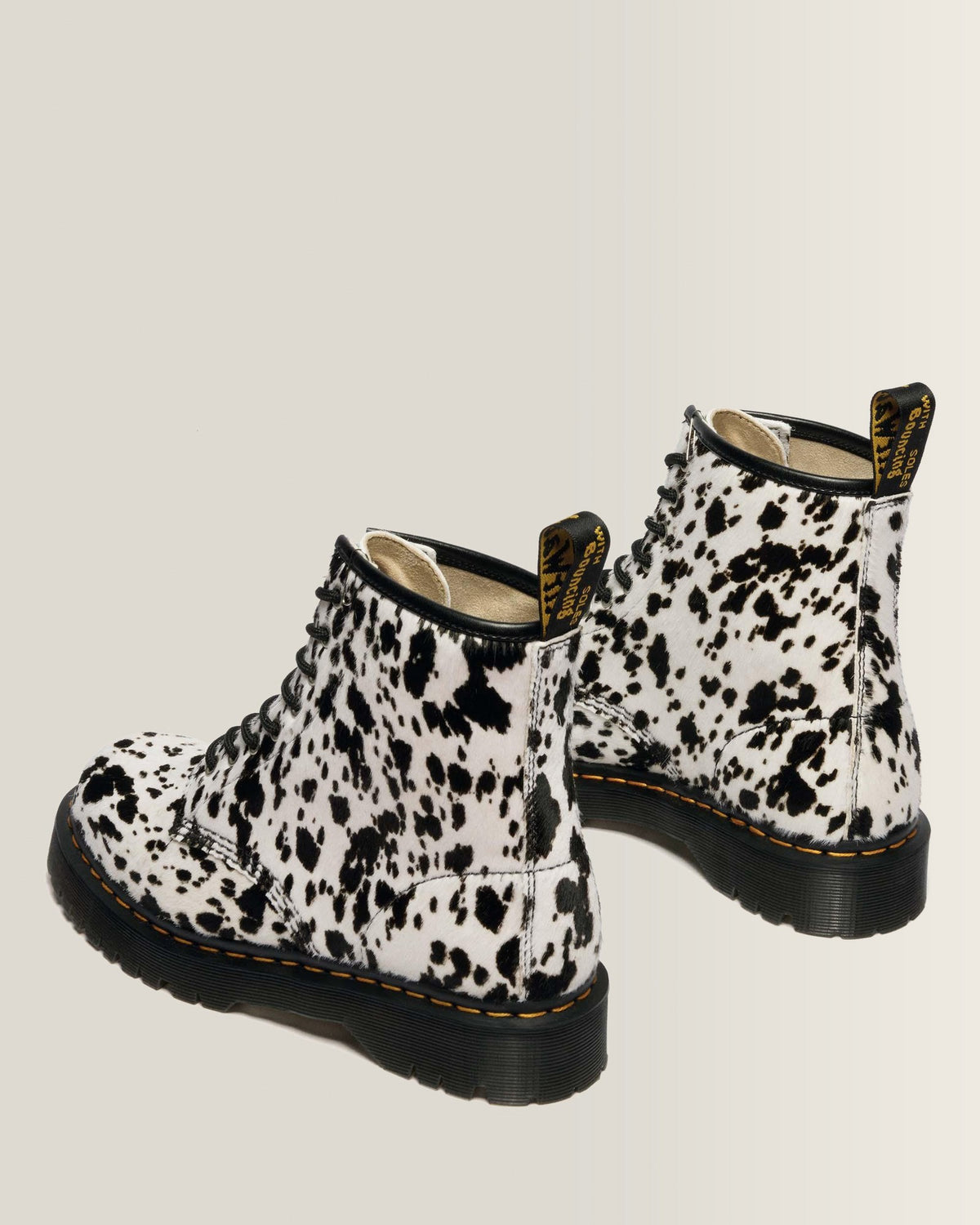1460 Bex Dalmatian Hair On Leather Boots - view 5
