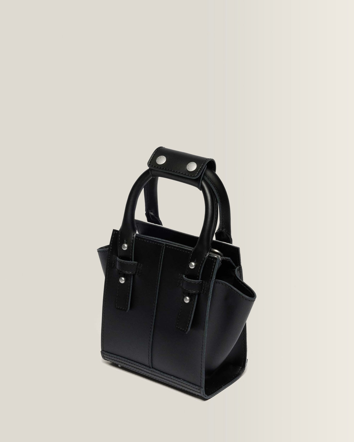 Extra Small Dalmatian Hair On Leather Tote Bag - view 7