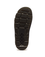 Zebzag Flower Crazy Horse Leather Slides - view 7