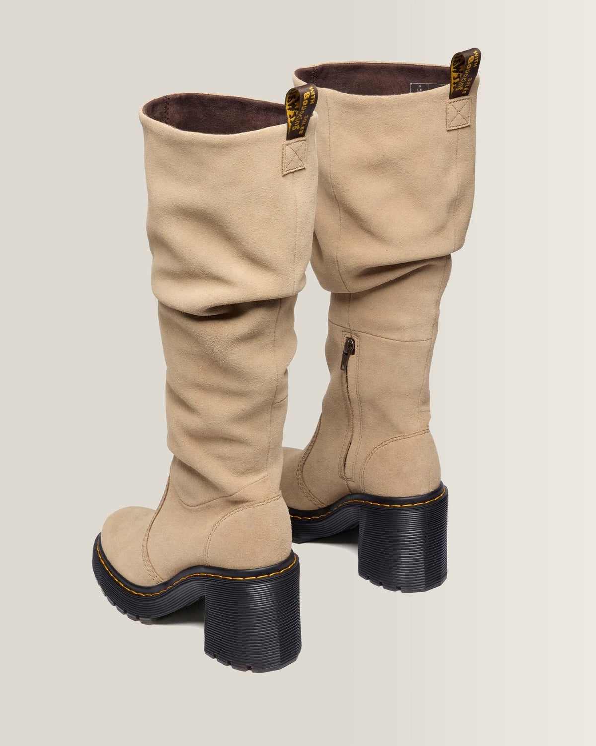 Kasey Suede Knee High Heeled Boots - view 5
