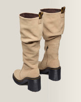 Kasey Suede Knee High Heeled Boots - view 5
