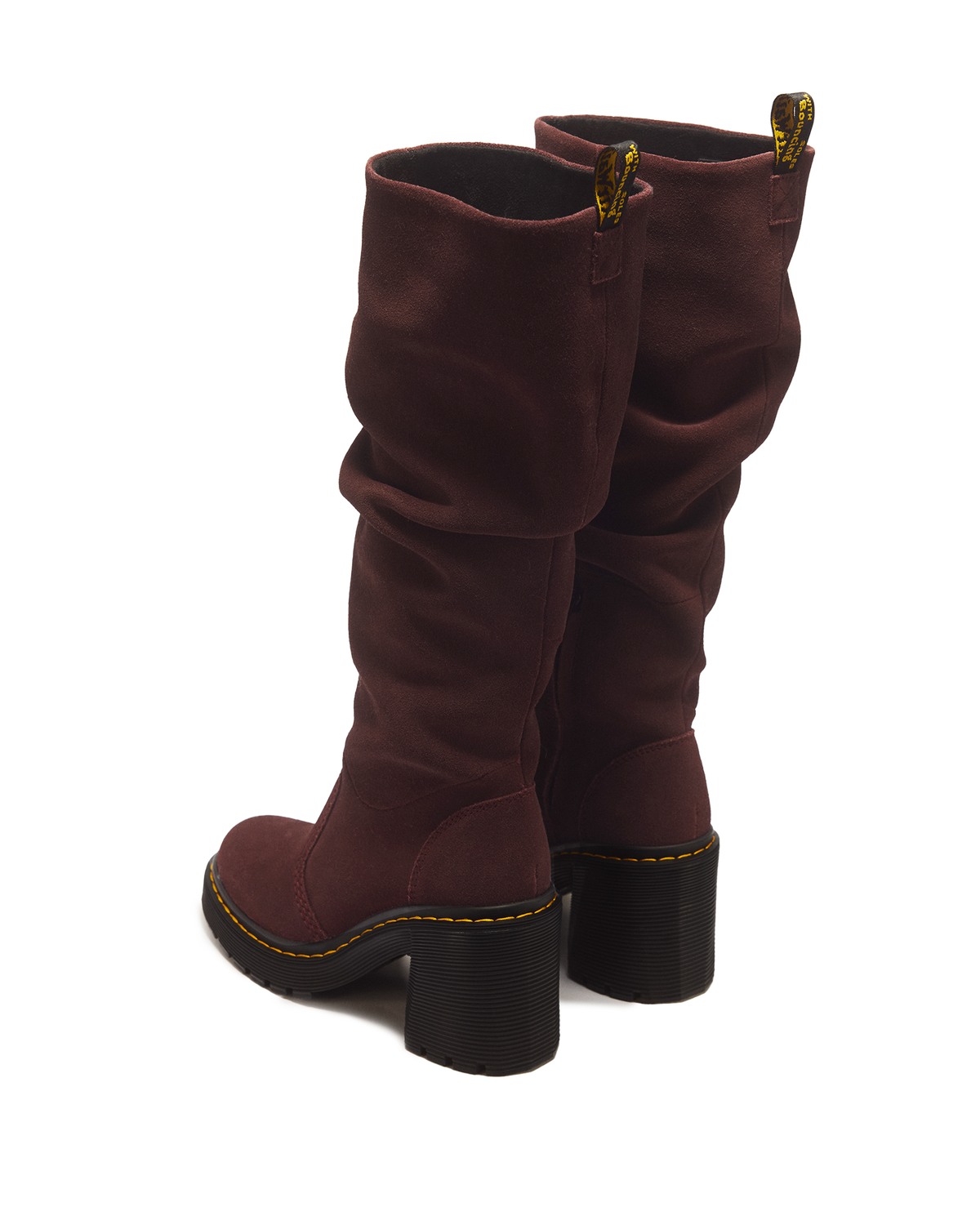 Kasey Suede Knee High Heeled Boots - view 6