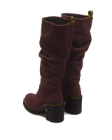 Kasey Suede Knee High Heeled Boots - view 6