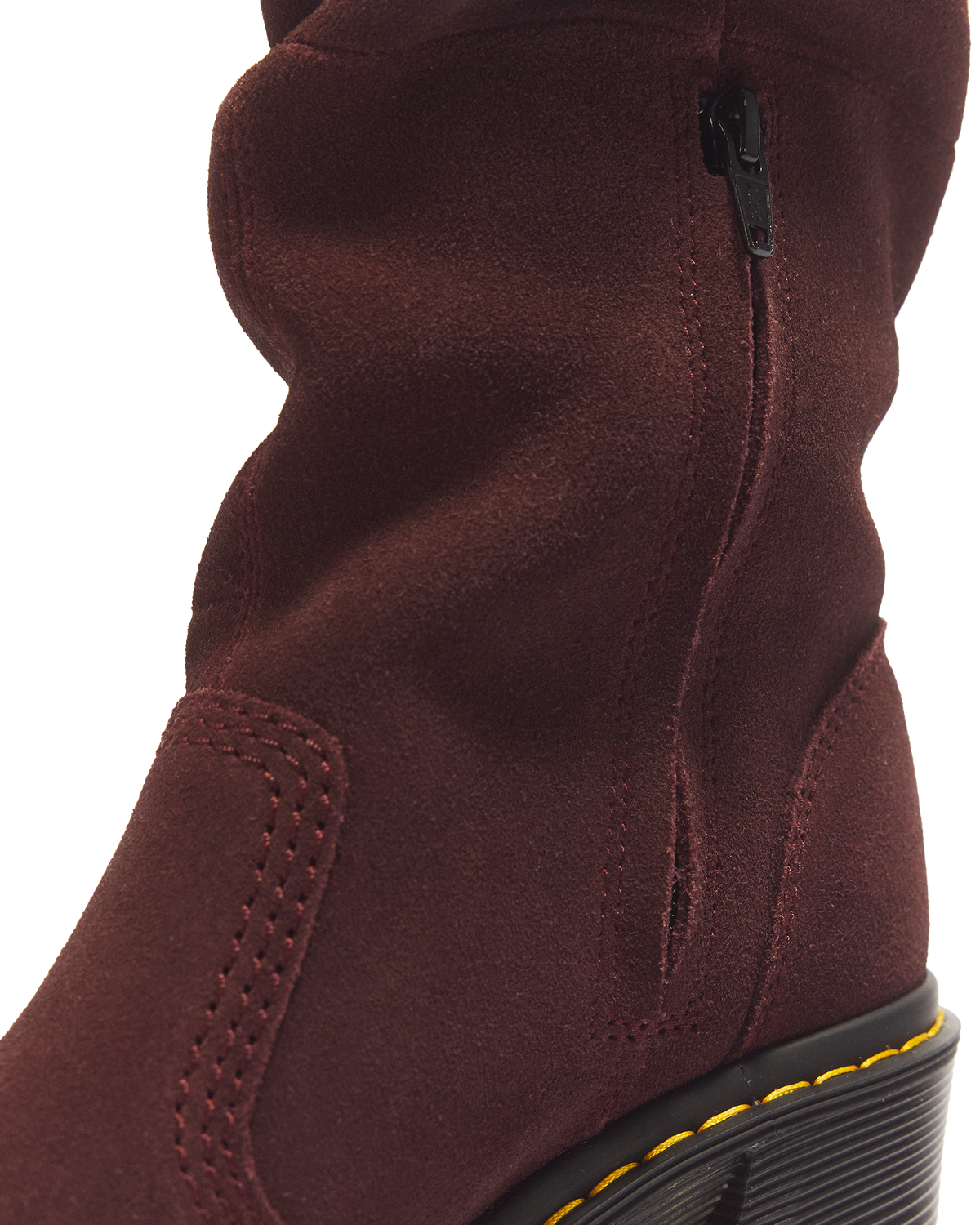 Kasey Suede Knee High Heeled Boots - view 3