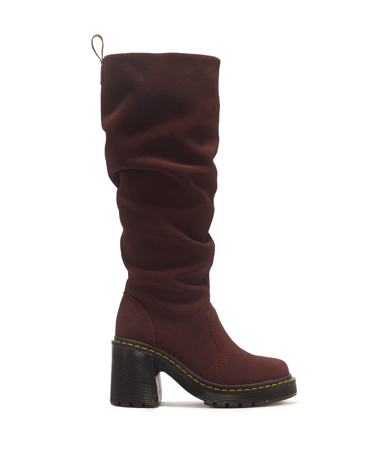 Kasey Suede Knee High Heeled Boots - view 1