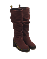 Kasey Suede Knee High Heeled Boots - view 5