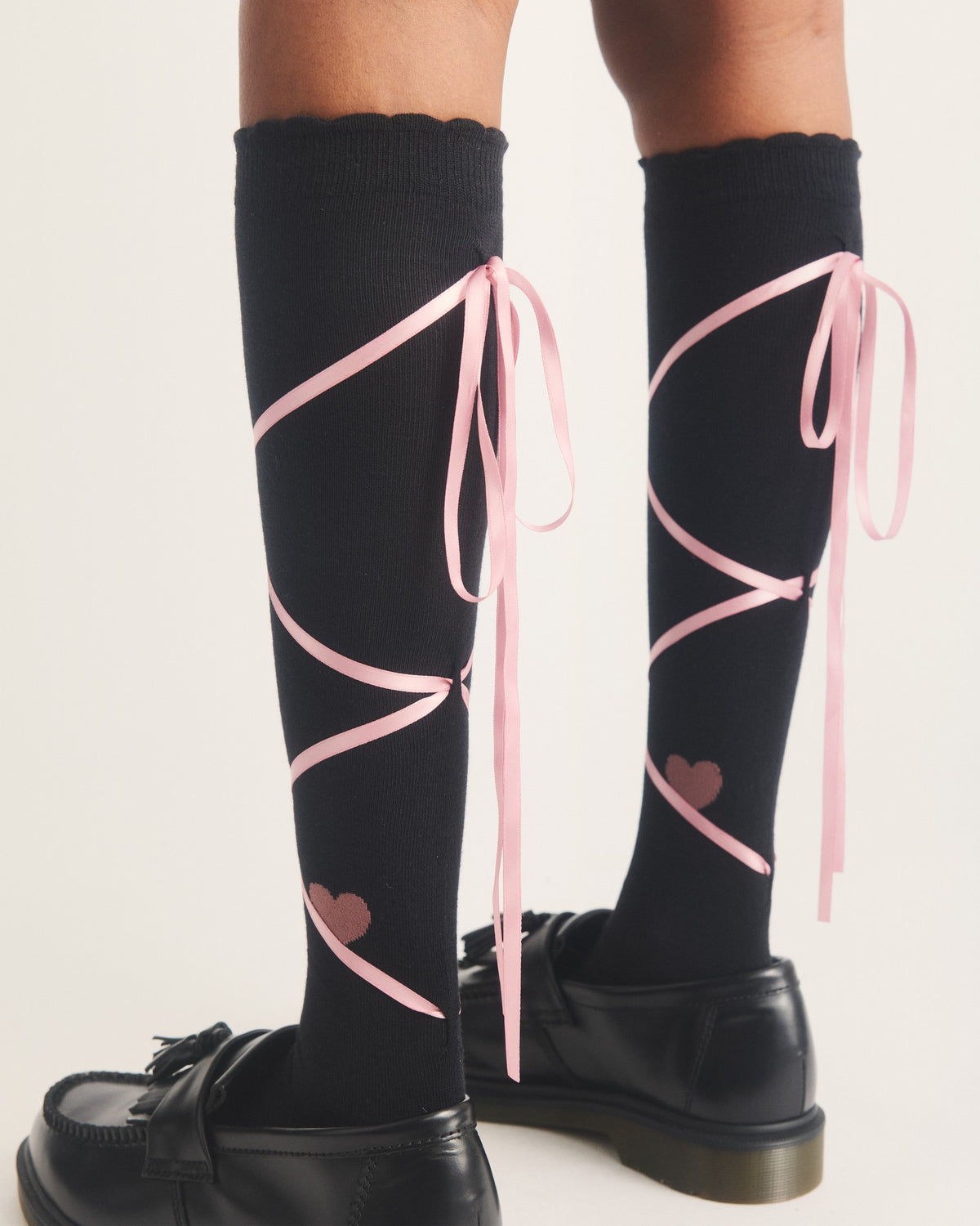 Long Lace Up Socks - view 2