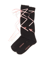 Long Lace Up Socks - view 1
