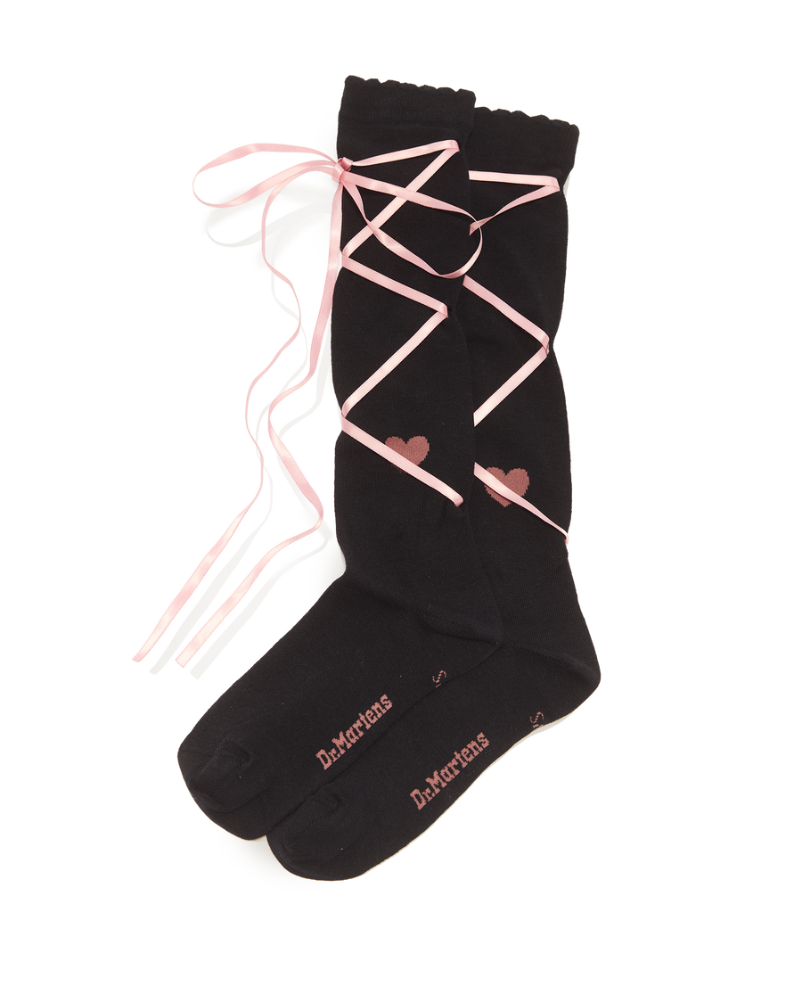 Long Lace Up Socks - view 1