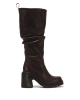Kasey Kinsley Leather Knee High Heeled Boots - view 1