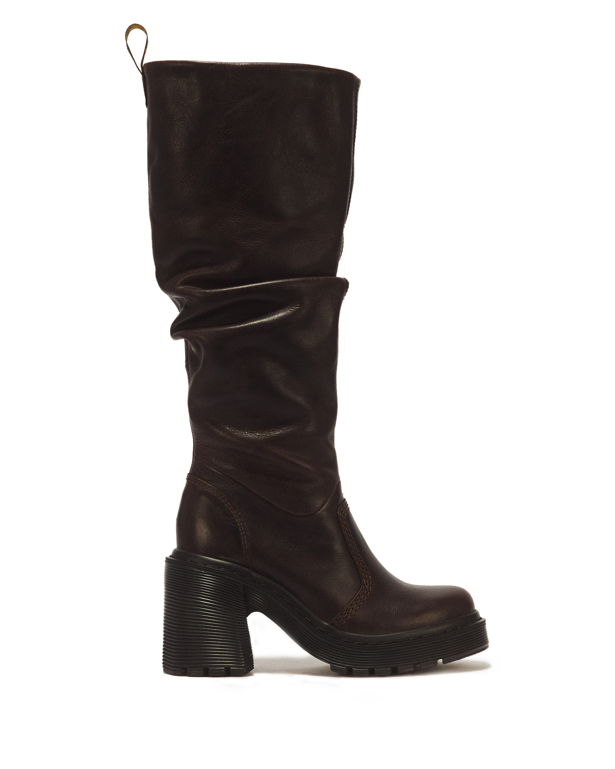 Kasey Kinsley Leather Knee High Heeled Boots - view 1