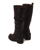 Kasey Kinsley Leather Knee High Heeled Boots - view 6