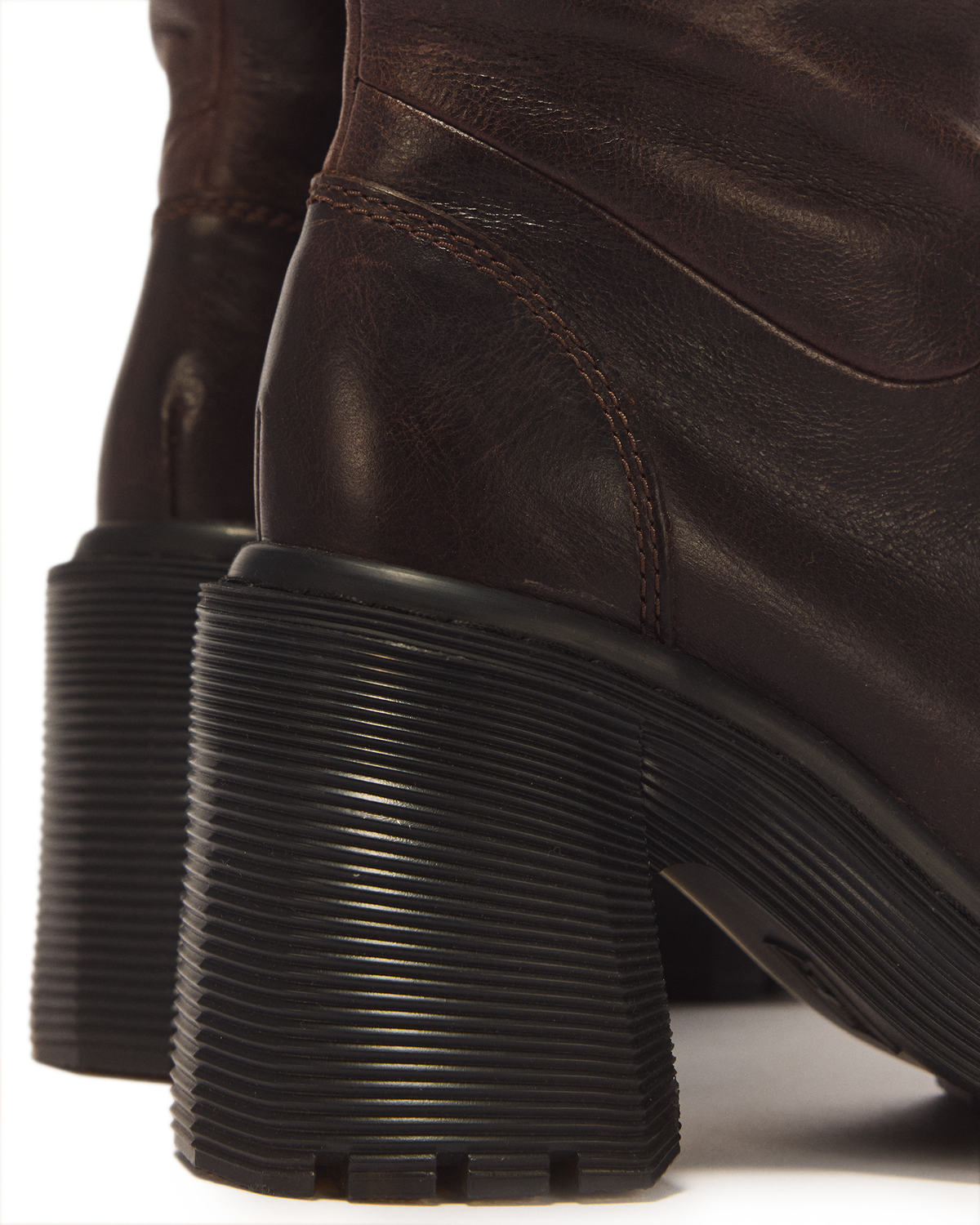 Kasey Kinsley Leather Knee High Heeled Boots - view 8