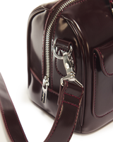 Top Handle Rub Off Leather Bag - view 3