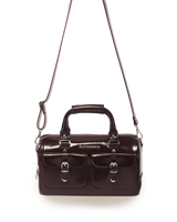 Top Handle Rub Off Leather Bag - view 4