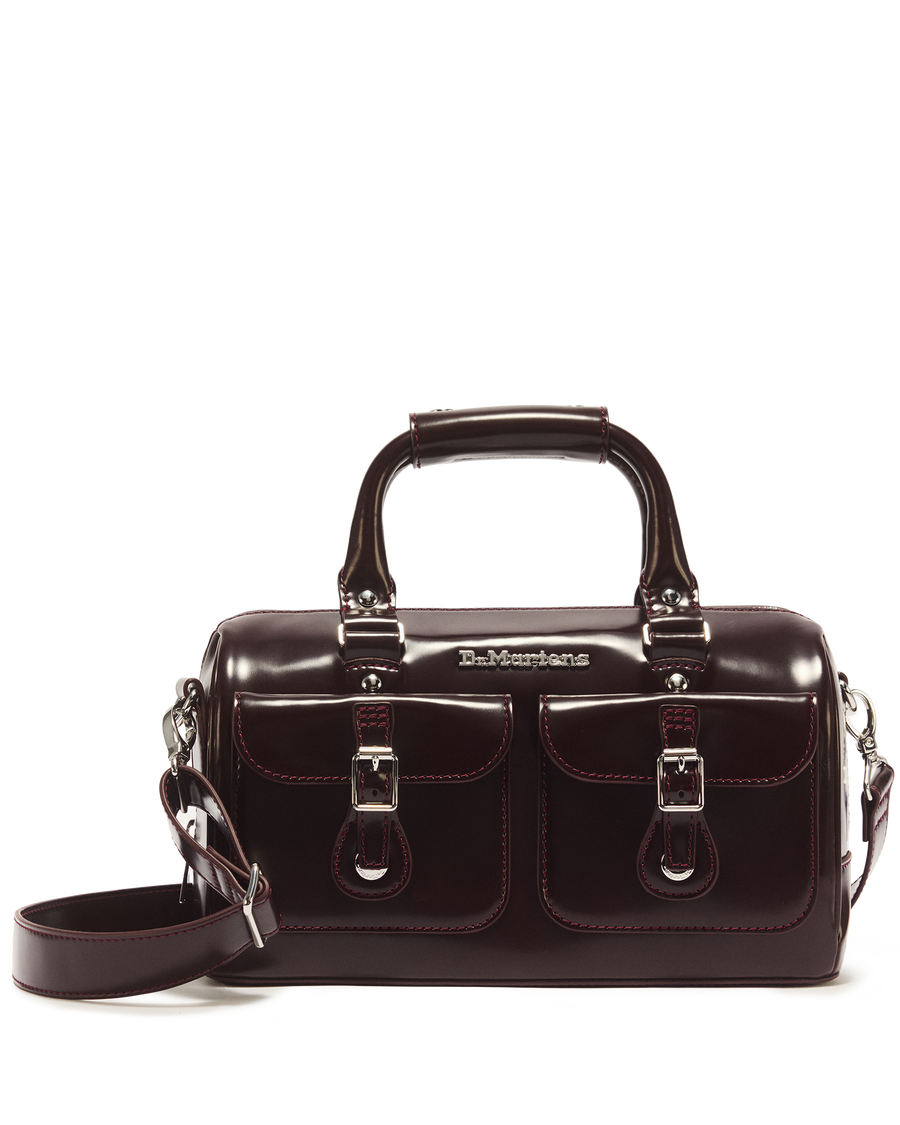 Top Handle Rub Off Leather Bag - view 1