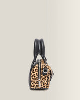 Mini Top Handle Leopard Print Bag - view 3
