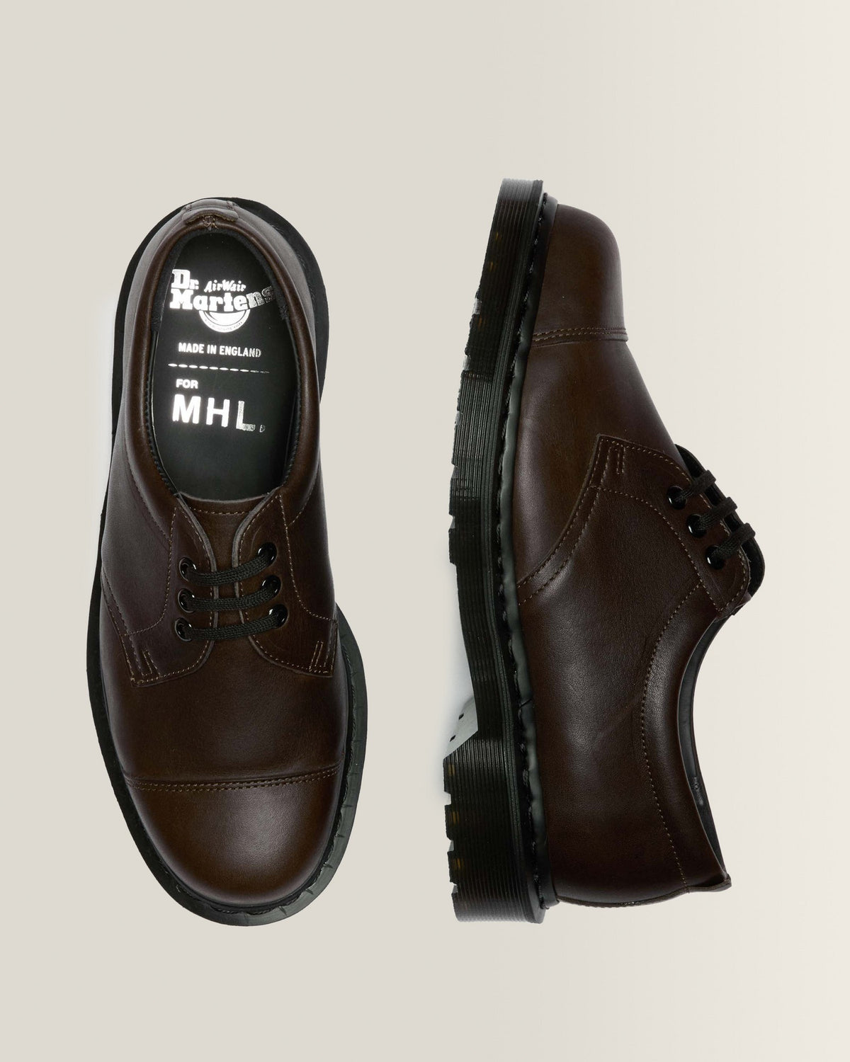 1461 MHL 3-Eye Leather Shoes - view 3