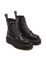 Jadon Monochrome Sendal Leather Platform Boots - view 5