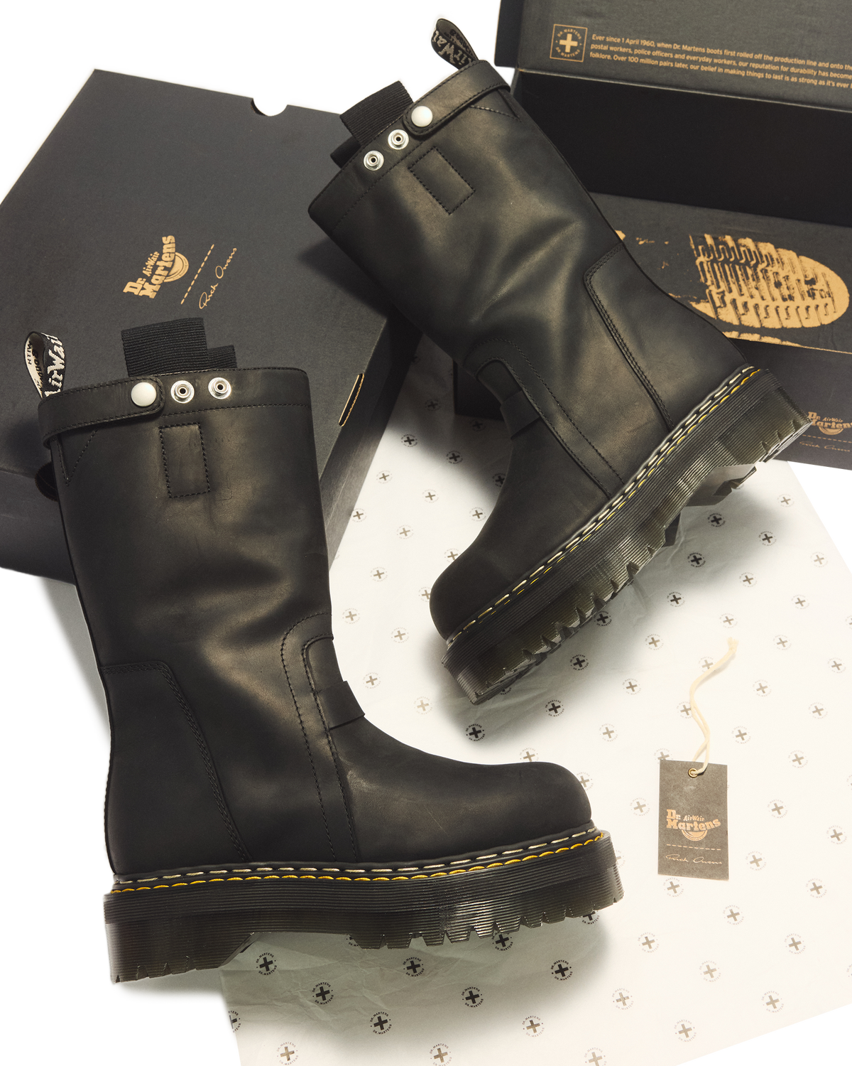 RICK OWENS PULL ON BOOTS - view 9