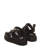 Gryphon Quad Leather Gladiator Platform Sandals - view 6