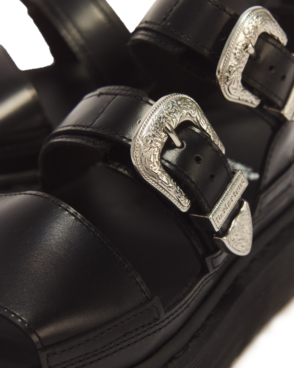 Gryphon Quad Leather Gladiator Platform Sandals - view 3