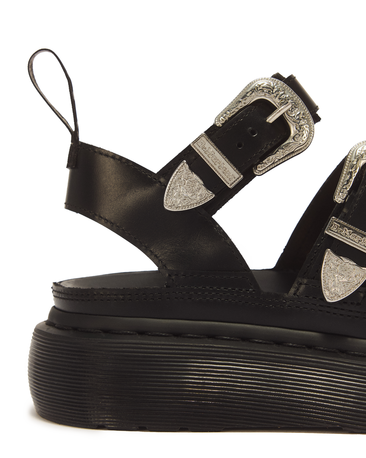 Gryphon Quad Leather Gladiator Platform Sandals - view 8