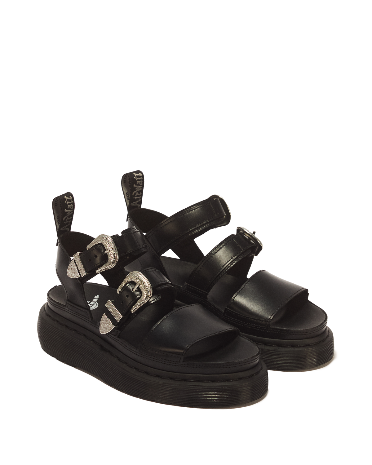 Gryphon Quad Leather Gladiator Platform Sandals - view 5