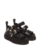 Gryphon Quad Leather Gladiator Platform Sandals - view 5