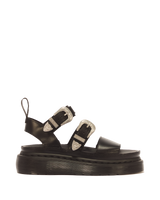 Gryphon Quad Leather Gladiator Platform Sandals - view 1