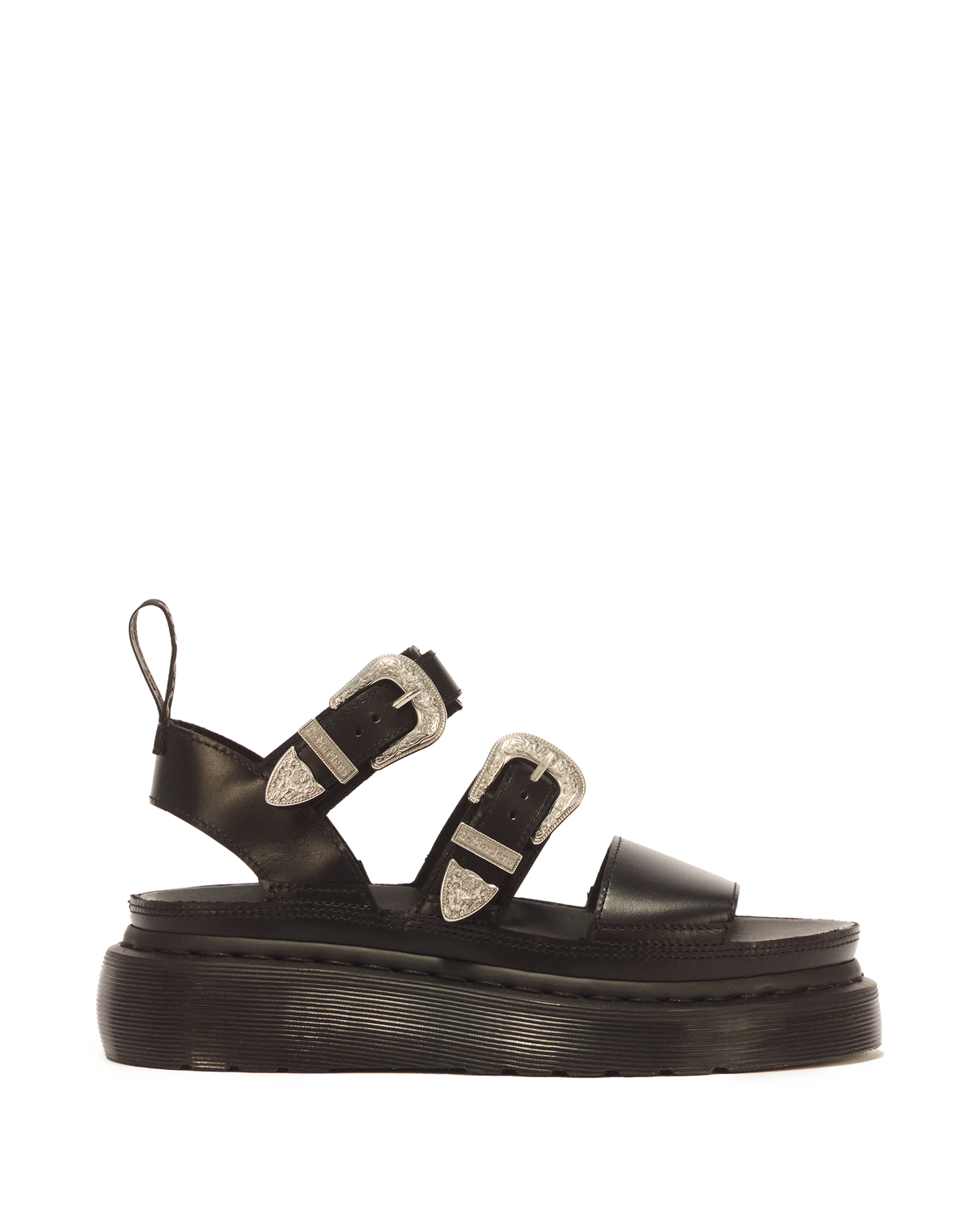 Gryphon Quad Leather Gladiator Platform Sandals - view 1
