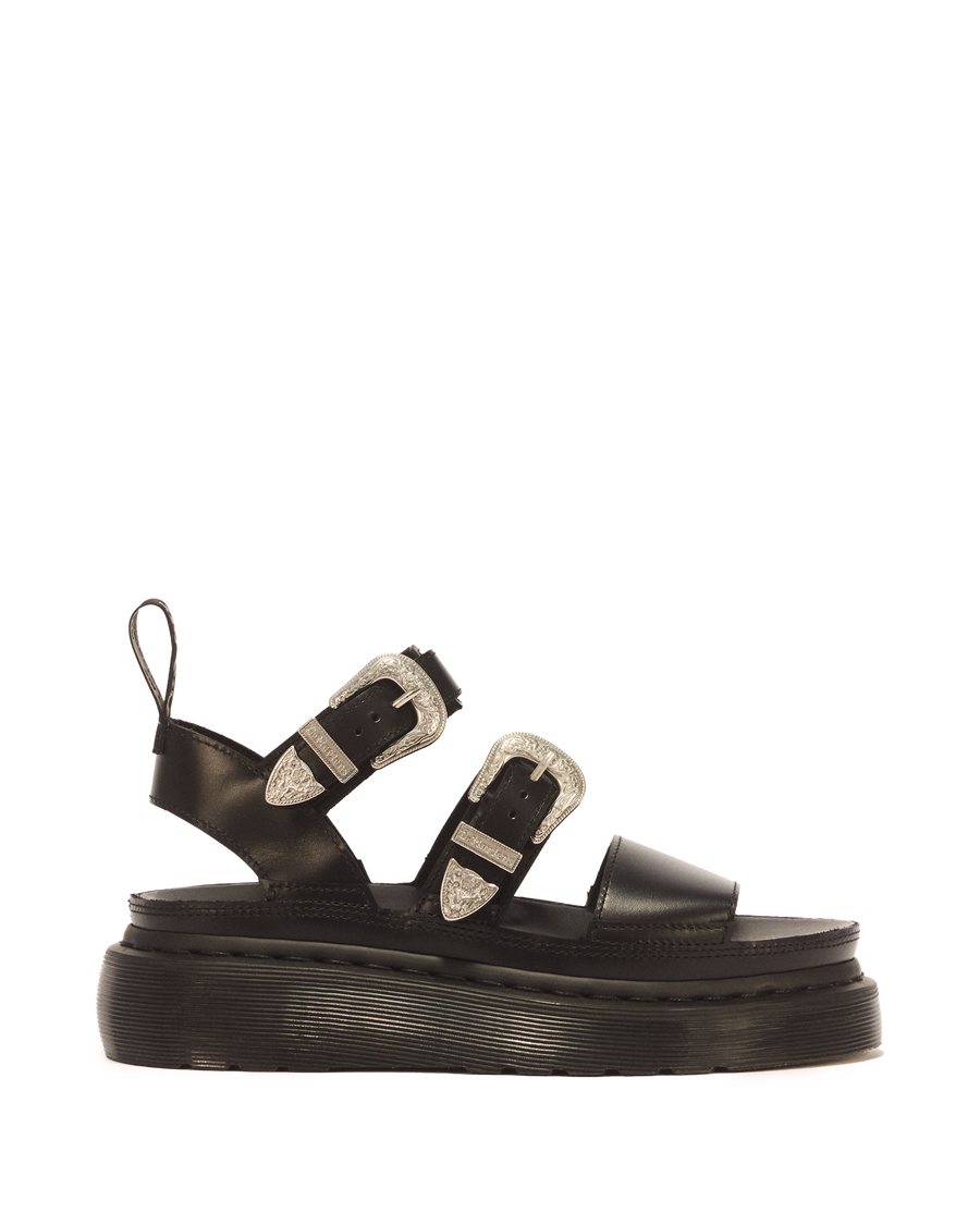Gryphon Quad Leather Gladiator Platform Sandals - view 1