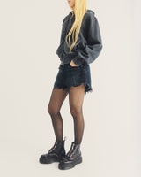 Sinclair Hearts & Stars 8 Eye Leather Platform Boots - view 2