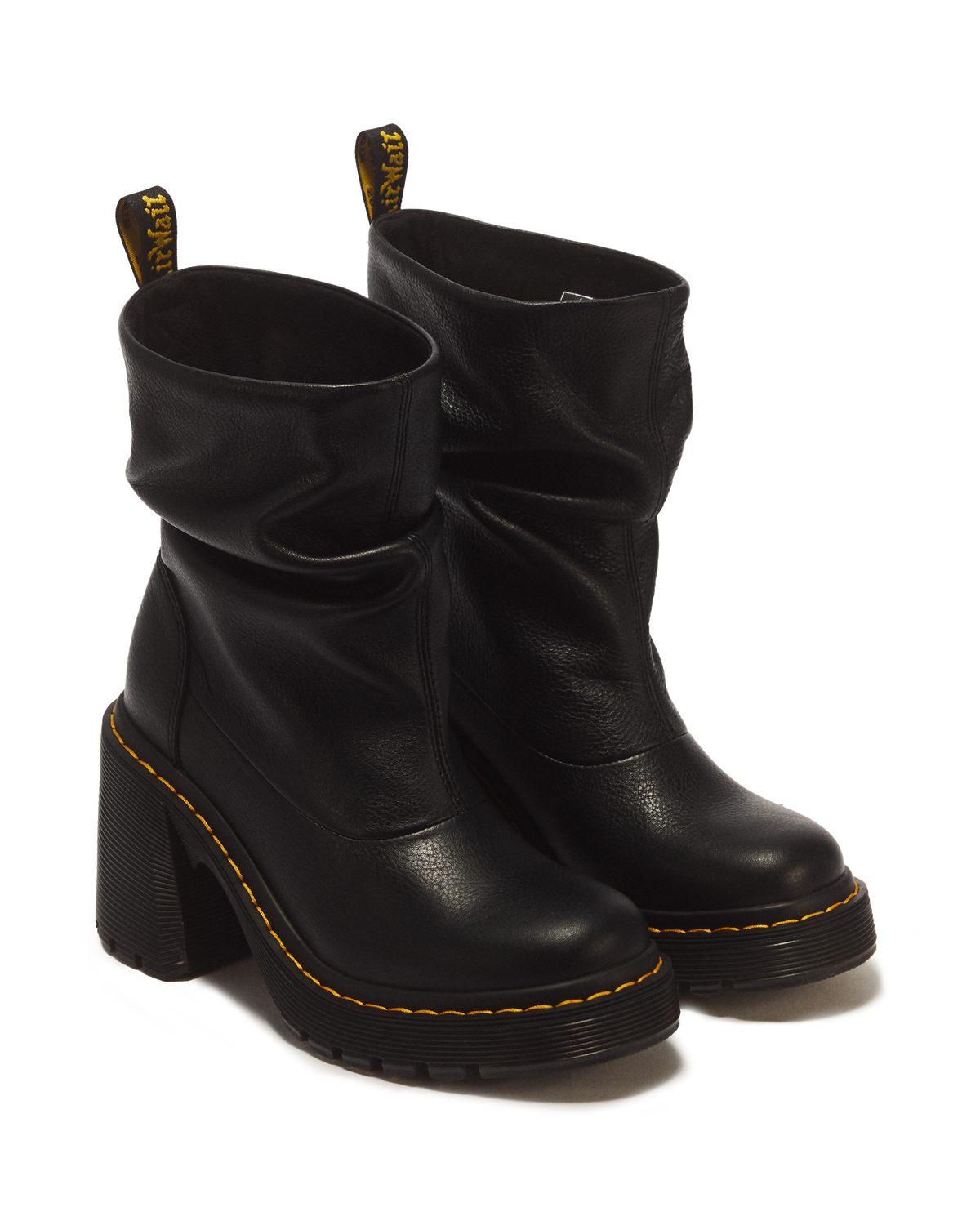 Kasey Lo Virginia Leather Heeled Boots - view 5