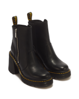 Spence Zip Sendal Leather Heeled Boots - view 5