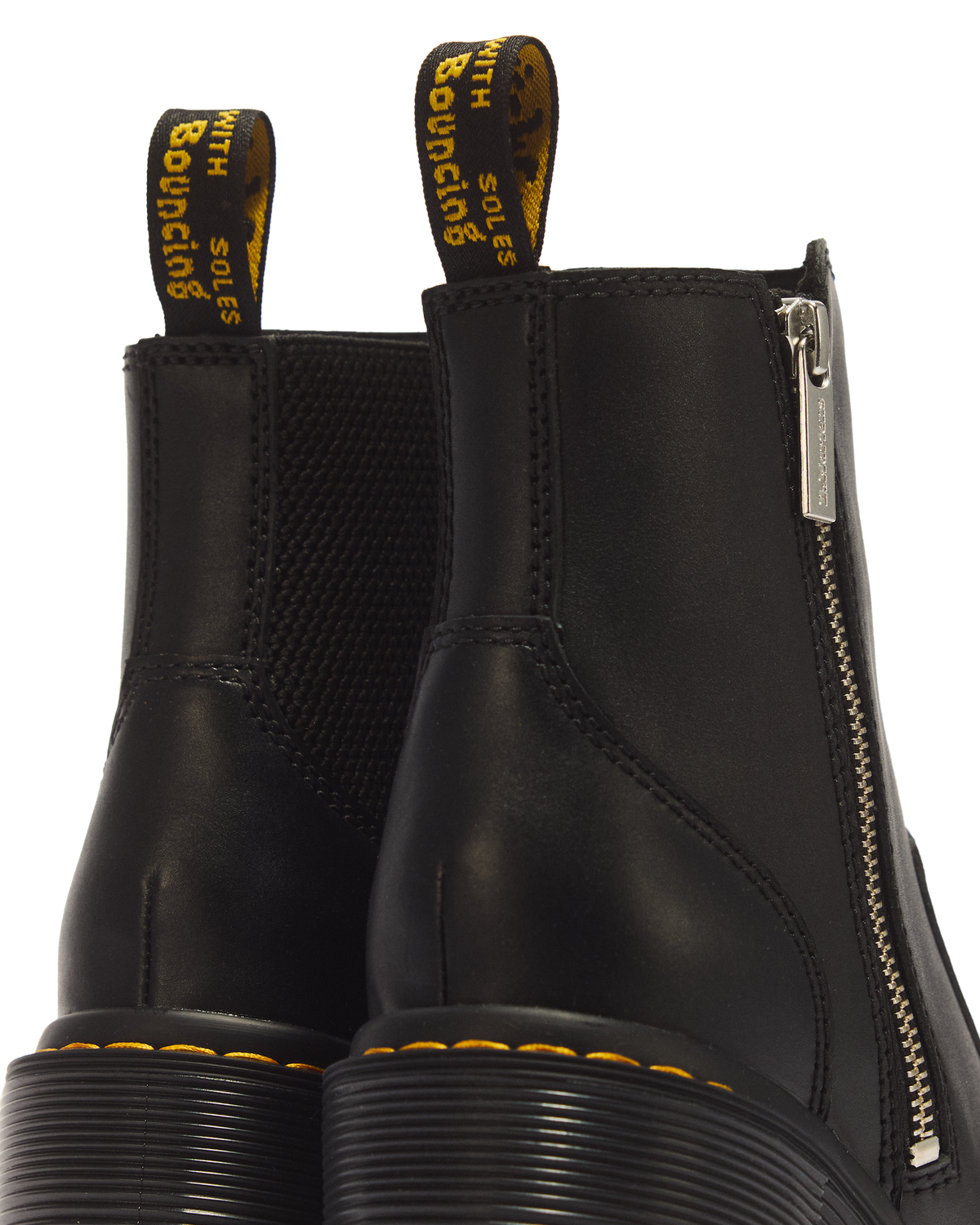 Spence Zip Sendal Leather Heeled Boots - view 8