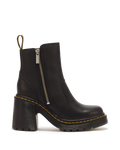 Spence Zip Sendal Leather Heeled Boots - view 1