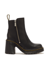 Spence Zip Sendal Leather Heeled Boots - view 1