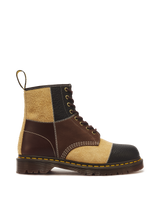 1460 Patchwork 8 Eye Leather & Nubuck Lace Up Boots - view 1