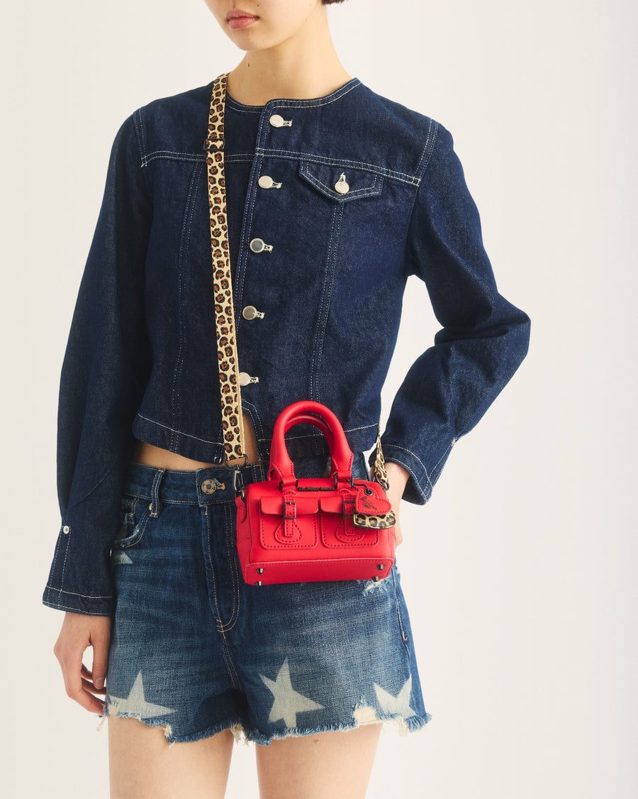 Mini Top Handle Kiev Leather Bag - view 2