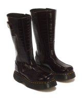 Buzz Hi Croc Emboss Leather Boots - view 5