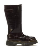 Buzz Hi Croc Emboss Leather Boots - view 1