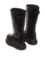 Buzz Hi Croc Emboss Leather Boots - view 6